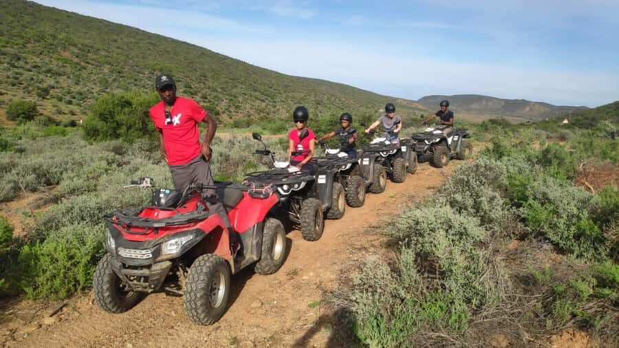 KLEIN KAROO at Oudtshoorn QUAD BIKE FUN RIDE - The briefing that makes or breaks the ride