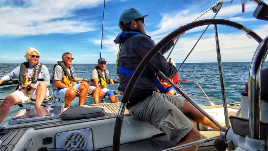 Knysna: 2.5-Hour Day Sail & Lunch Charter - Outeniqua mono-hull sailing in Knysna: what you’re paying for