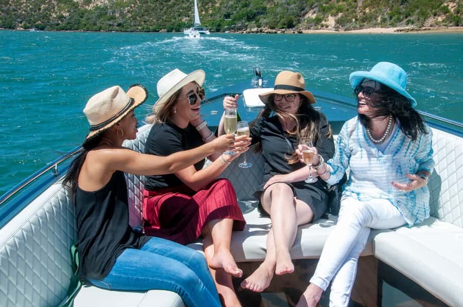 Knysna: Scenic Cruise Aboard a Luxury Lounge Cruiser - Getting to the jetty on Thesen Island (and settling in fast)