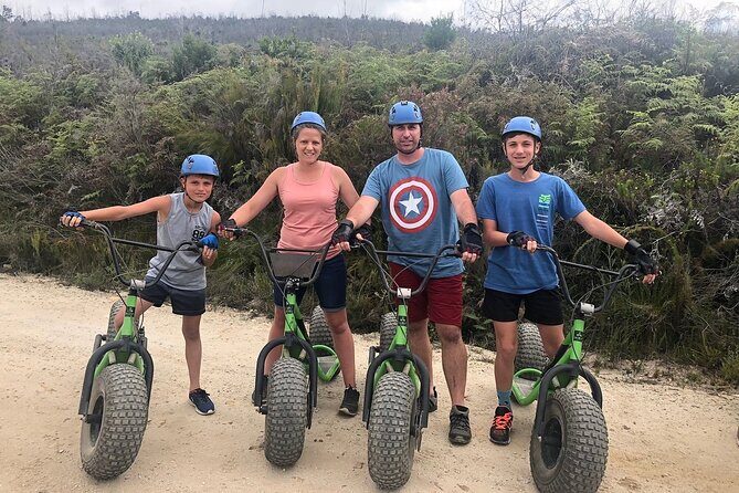 Knysna Scootour - The scooters themselves: safe, robust, and built for downhill control