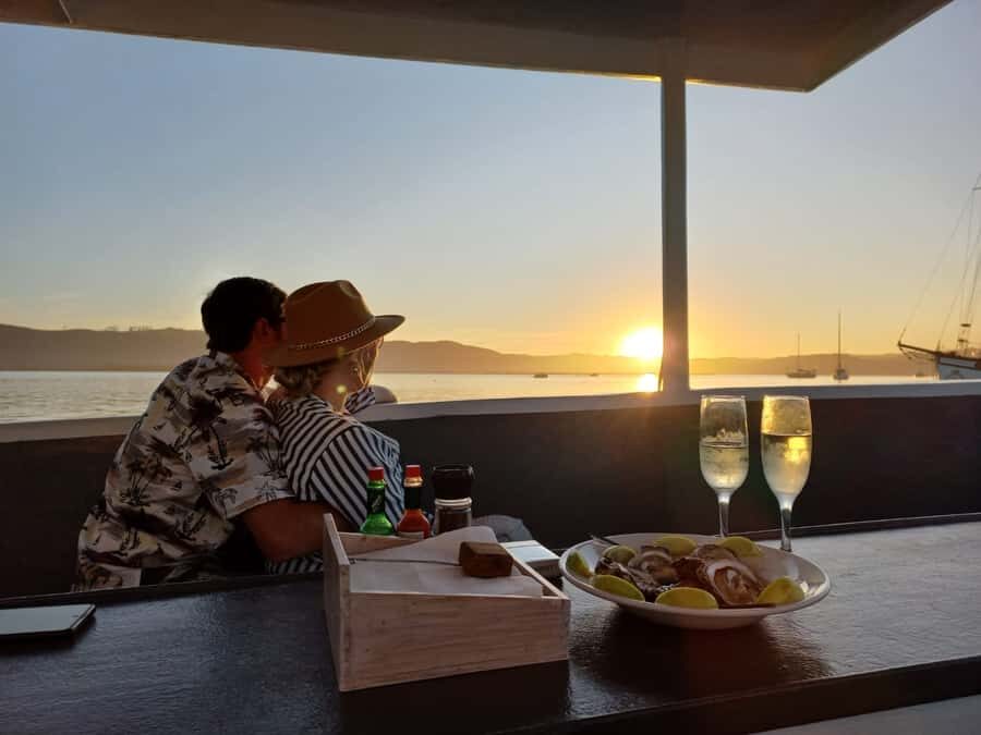 Knysna: Wine & Oyster Luxury Lounger Sunset Cruise - The vibe: a luxury lounger cruise that actually slows your day