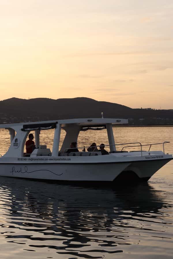 Knysna: Wine & Oyster Luxury Lounger Sunset Cruise - The guide makes or breaks it: what you’ll get from the narration