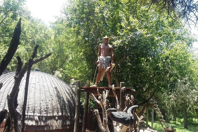 Lesedi Cultural Village and Lion Park tour - Lesedi Cultural Village: five tribal villages and a warrior-led walk