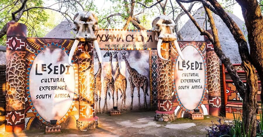 Lesedi Cultural Village with lunch or dinner cultural food - Logistics that make a difference day-of