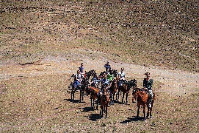 Lesotho Overnight from Underberg - Adventurer Series - Day 2 at the top of Sani Pass: hike or horse ride, then back to Underberg