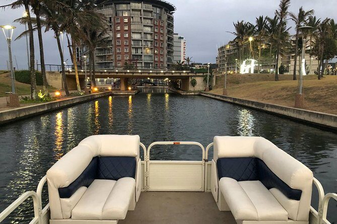 Luxury Canal Boat Cruise - Fun Things Durban Ushaka - Durban Point Waterfront Canals: protected waters and 30+ fish