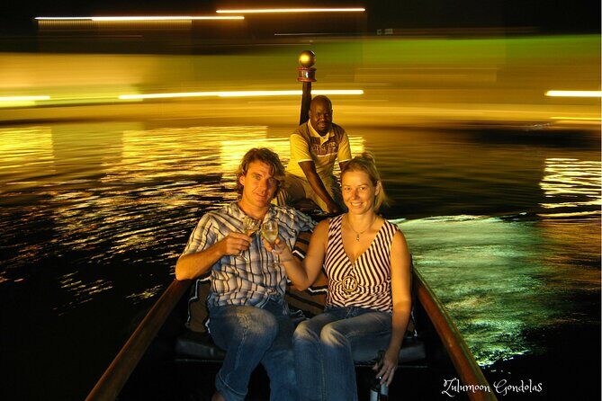 Magical Gondola Night Boat Cruise in Durban - Durban Point Waterfront at Night: what the gondola ride feels like
