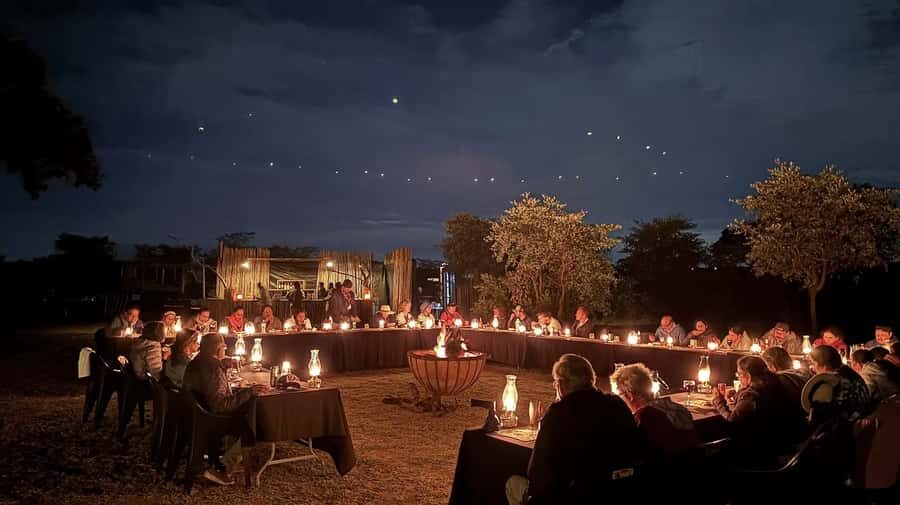 Marloth Park: Bush Braai Dinner & Game Drive in Kruger Park - Bush braai dinner under the African night sky: what’s on the table