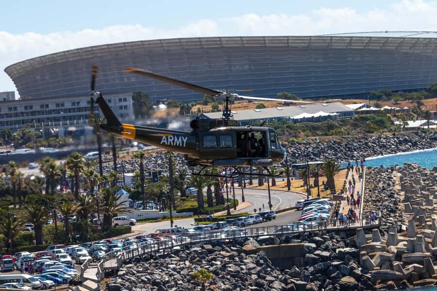 Official Huey Combat Helicopter Flight in Cape town - What Makes This Vietnam-Era Huey Flight Different Above Cape Town