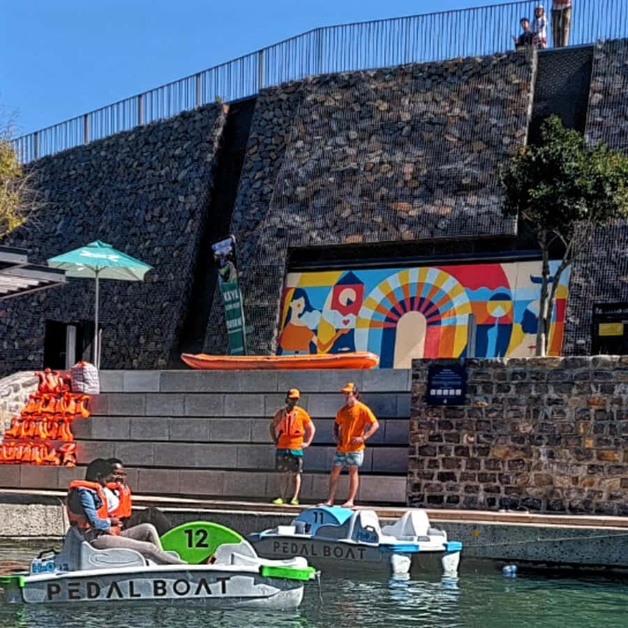 Pedal Boat Ride V&A Waterfront - Cape Town - Your 30-minute route: cruising the canal toward CTICC