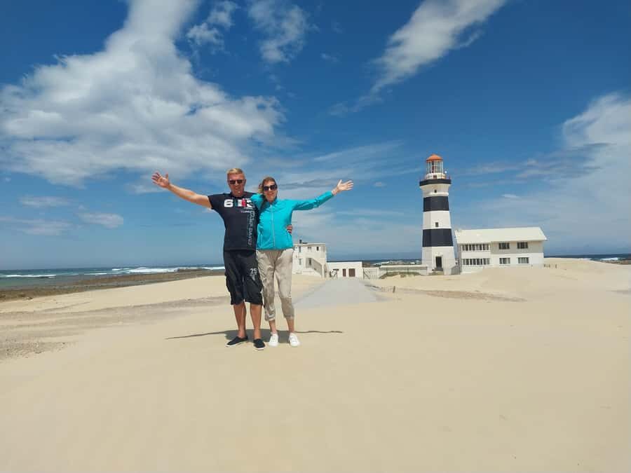 PORT ELIZABETH CITY TOUR - Cape Recife Lighthouse area: the coastal photo stop with real context