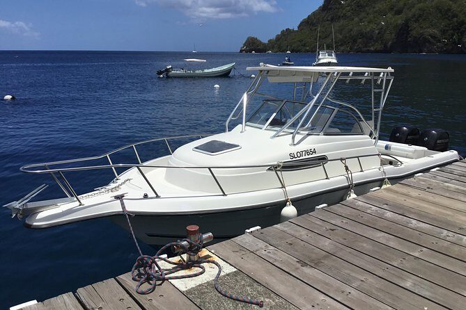 Private All Inclusive Speedboat to Soufriere with Lunch, Mud Bath & Waterfall - Stop 1: Sulphur Springs mud baths and natural hot pools