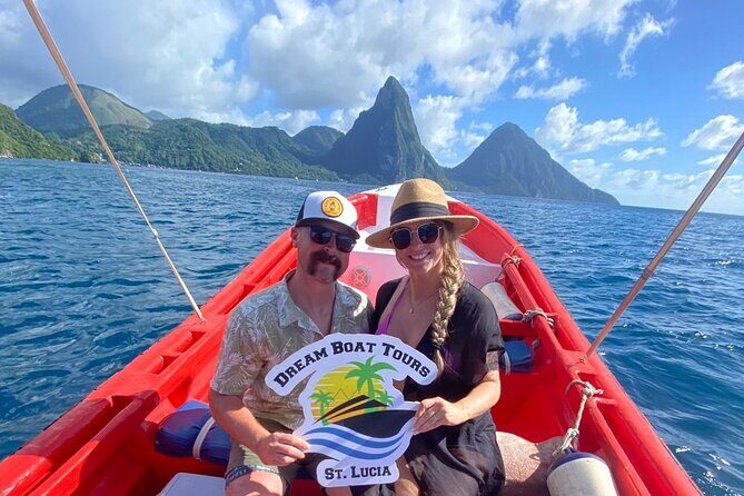 Private Boat Charter St. Lucia, boat tour to Soufriere. Full day - Key highlights at a glance