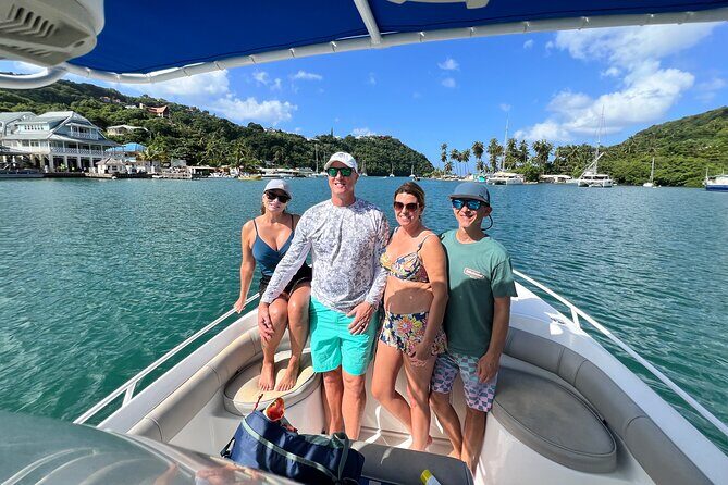 Private Boat Charter St. Lucia, boat tour to Soufriere. Half day. - Crew and boat comfort: who you might meet and what people love