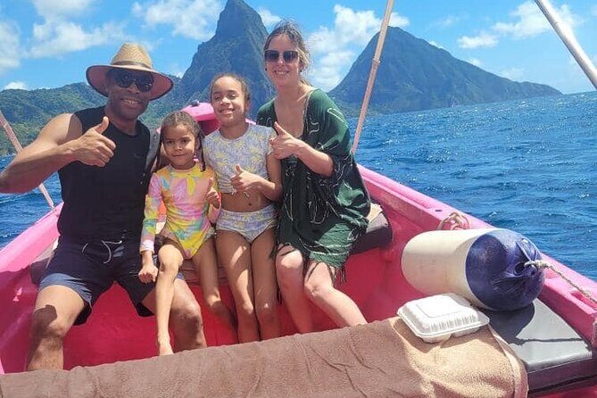 Private Boat Tour:St.Lucia private charter - Anse Chastanet snorkeling plus the Jade Mountain walk