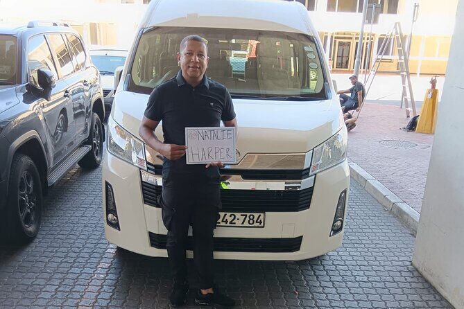 Private Group 4-13 passengers Cape Town Airport Transfers - The arrivals hall experience: name board, friendly driver, quick start