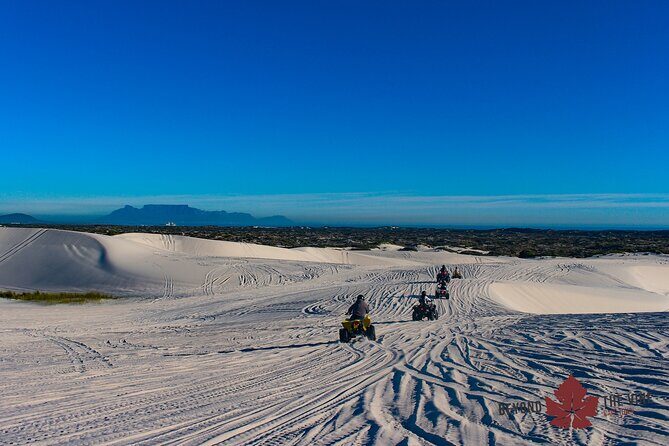 Quad bike in the Atlantis sand dunes Cape Town - Photo stops and the “camera-friendly” dune ride