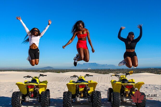 Quad bike in the Atlantis sand dunes Cape Town - Riding dunes up to 50 meters: the thrill and the technique