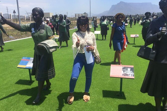Robben Island and Long Walk To Freedom Historical Full day Tour. - Long March to Freedom: a bronze timeline you can walk