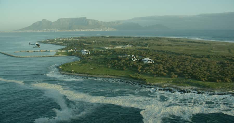 Robben Island By Air Scenic Helicopter Flight - The Flight Pattern: 360-Degree Views Over Mandela’s Prison