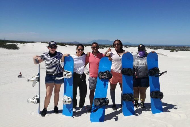 Sandboarding from Cape Town - The ride itself: gliding, then carving steep sandy slopes