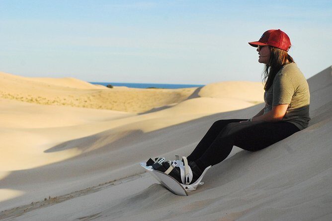 Sandboarding with a Short Boat Trip - From Colchester Jetty Out to the Alexandria Dunes