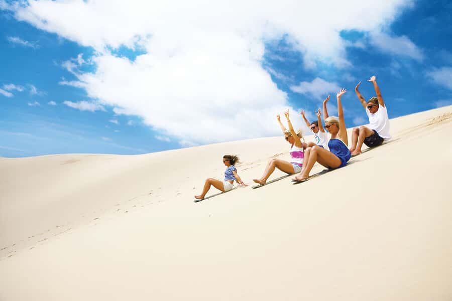 Sandboarding with jeep - drive uphill - Who this suits best (and who should skip it)