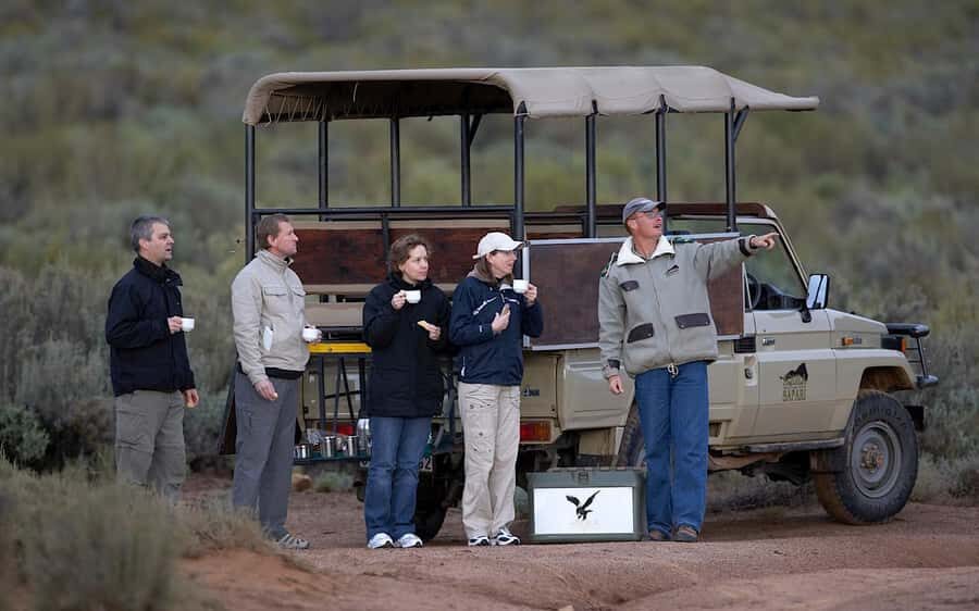 Self drive Aquila Safari Game Reserve Sunset Game Drive - The open 4x4 sunset game drive: what the 2 to 3 hours feels like