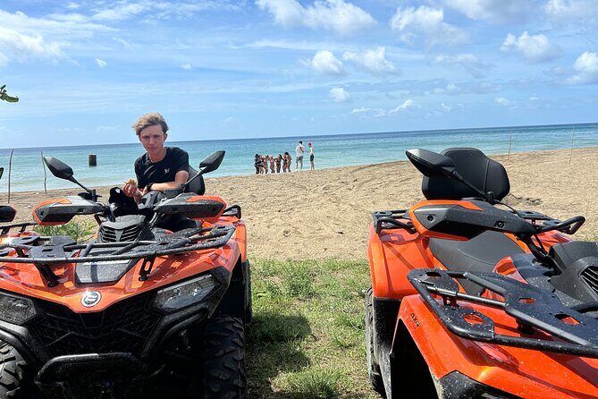 St Lucia ATV Tour : Waterfall, Plantation, Beach and Distillery - ATV basics: what the ride feels like on St Lucia roads