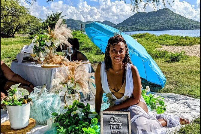 St Lucia Beachfront Sunset Picnics - The butler touch: service that keeps the mood right