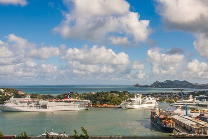 St Lucia Chocolate Making Marigot Bay & Souvenir Shopping - Duty Free Pointe Seraphine: the jewel-and-souvenir stop that starts the day
