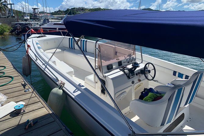 St. Lucia Private Boat Tour, Mud Bath, Waterfall & Beach Time - A private speedboat day in St. Lucia: what you’re really paying for