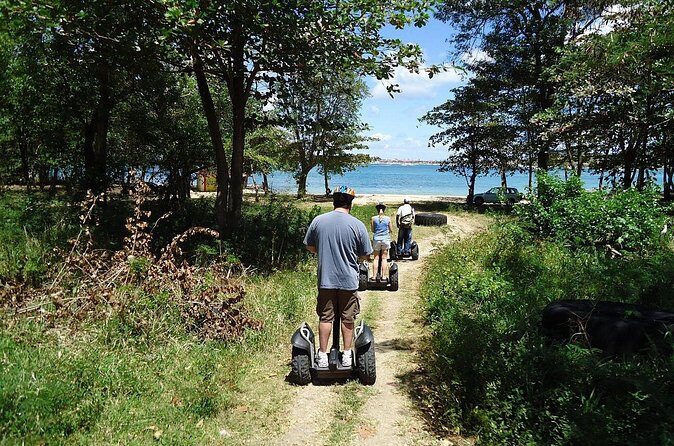 St Lucia Shore Excursion: Rodney Bay Village Segway Adventure - Learning the Segway fast on the practice circuit
