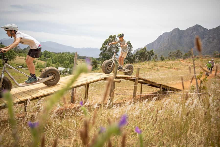 Stellenbosch Winelands downhill gravity Scooter - Safety Briefing First: The 10 Minutes That Saves You Later