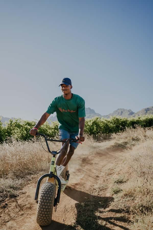 Stellenbosch Winelands downhill gravity Scooter - The Scenic Break: 10 Minutes to Reset Between Runs