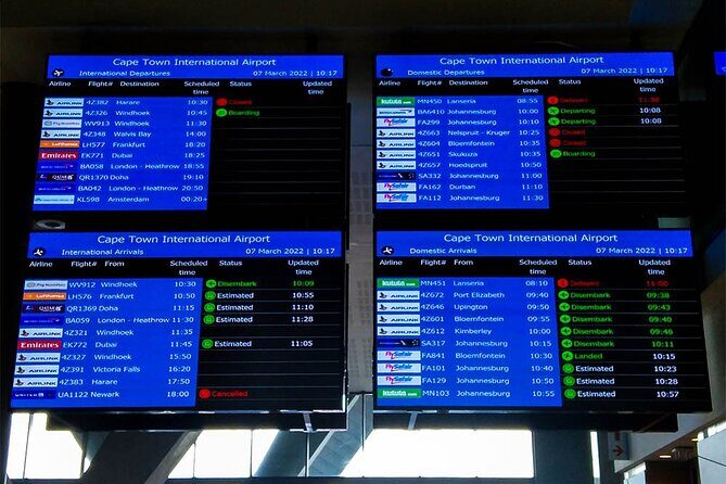 Transfer from Cape Town City Center to Cape Town Airport - Key things to know before you go