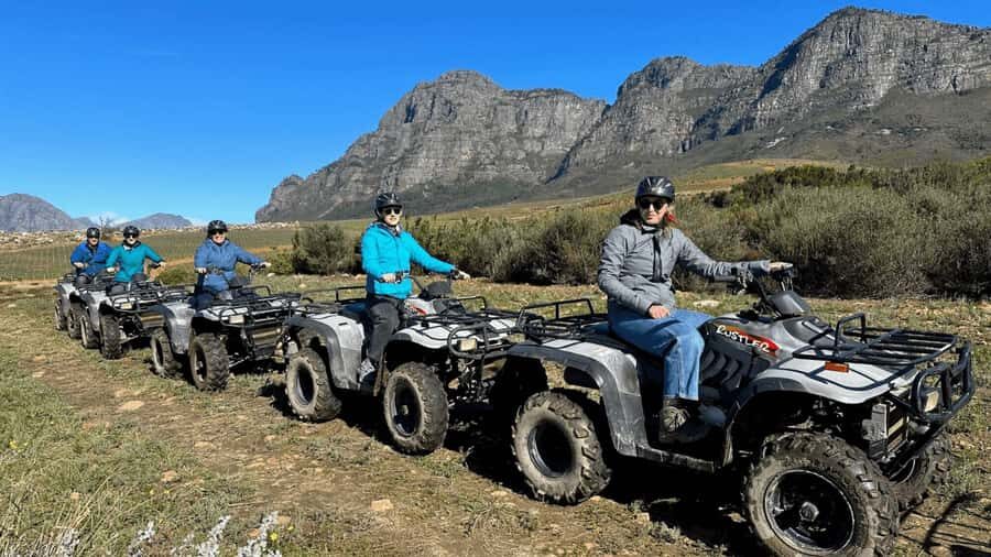 Vrede en Lust Wine Estate: 1H Quad Bike Trail - On the guided trail: vineyards, foothills, and scenic stops without the tourist bus