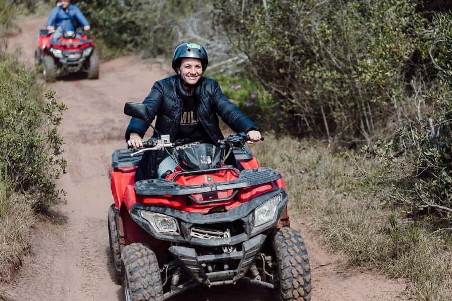 WILDERNESS GARDEN ROUTE QUAD BIKE FUN RIDE - Dust, helmets, and comfort: what to do with your eyes and breath
